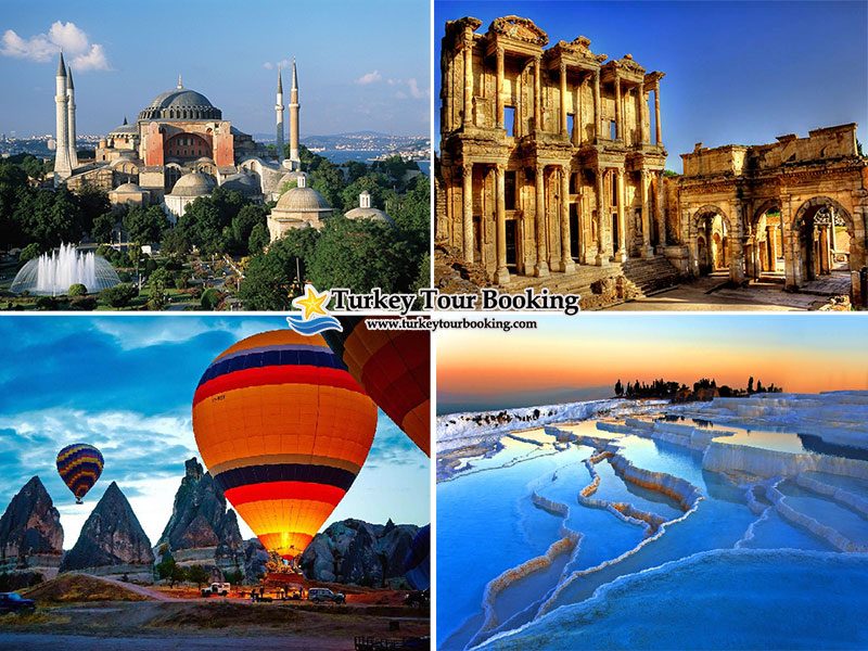 12 Days Turkey package tour included istanbul ephesus pamukkale cappadocia
