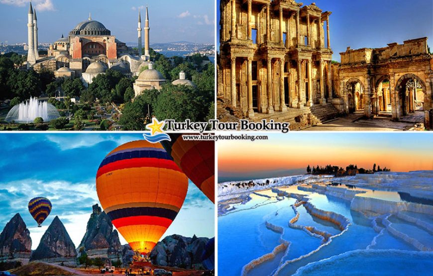 12 Days Turkey Tour Package Istanbul, Ephesus, Pamukkale, Antalya and Cappadocia